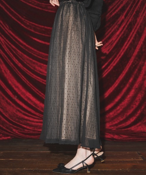 MIRO AMURETTE（ミロアミュレット）の「heroine tulle skirt/チュールスカート（スカート・レディース・ブラック・SMALL/MEDIUM）」の3枚目の写真