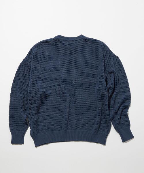 green label relaxing(グリーンレーベルリラクシング)の「【WEB限定】<GLR or> シアー 長袖 プルオーバー ニット -ユニセックス-(ニット/セーター・メンズ・オフホワイト/ブラック/ライトブルー・S/M/L)」の19枚目の写真