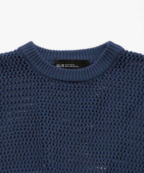 green label relaxing(グリーンレーベルリラクシング)の「【WEB限定】<GLR or> シアー 長袖 プルオーバー ニット -ユニセックス-(ニット/セーター・メンズ・オフホワイト/ブラック/ライトブルー・S/M/L)」の20枚目の写真