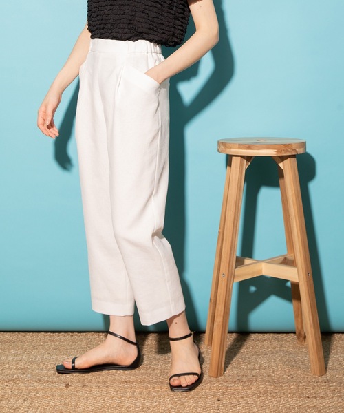 RESPEC（リスペック）の「リネンライクナチュラルパンツ（その他パンツ 