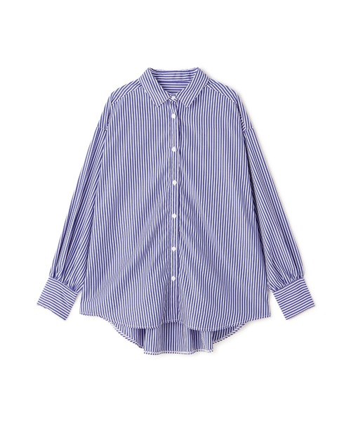 ストライプボリュームスリーブビッグシャツ