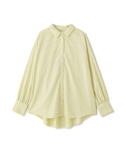 ストライプボリュームスリーブビッグシャツ