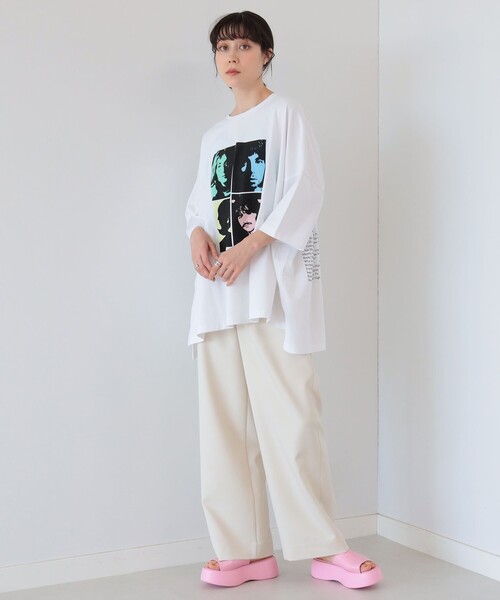 Ray BEAMS（レイビームス）の「Melissa / Becky（サンダル・レディース・ブラック/ピンク・36/37/38/39）」の4枚目の写真