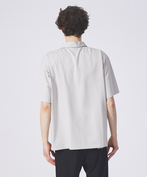 ABAHOUSE GRAY(アバハウスグレイ)の「【接触冷感】プレーティング モダール ポロシャツ(ポロシャツ・メンズ・ブラック/ホワイト/チャコールグレー/グリーン/ブルー/グレイッシュベージュ・46/48)」の8枚目の写真