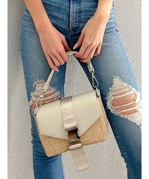 GYDA | 2WAYジャカードカゴBAG(ハンドバッグ)