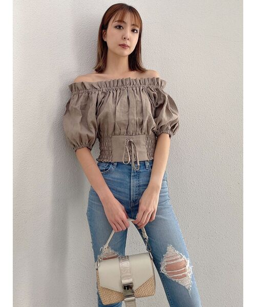 GYDA（ジェイダ）の「2WAYジャカードカゴバック（ハンドバッグ・レディース・ブラック/オフホワイト・FREE）」の10枚目の写真