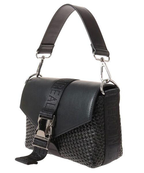 GYDA（ジェイダ）の「2WAYジャカードカゴバック（ハンドバッグ・レディース・ブラック/オフホワイト・FREE）」の18枚目の写真