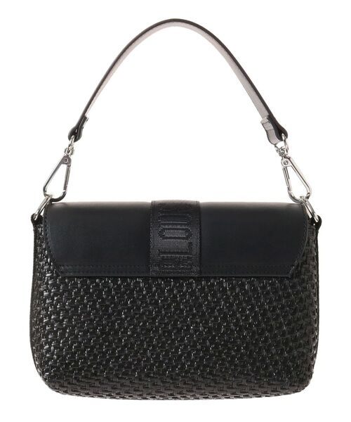 GYDA（ジェイダ）の「2WAYジャカードカゴバック（ハンドバッグ・レディース・ブラック/オフホワイト・FREE）」の5枚目の写真