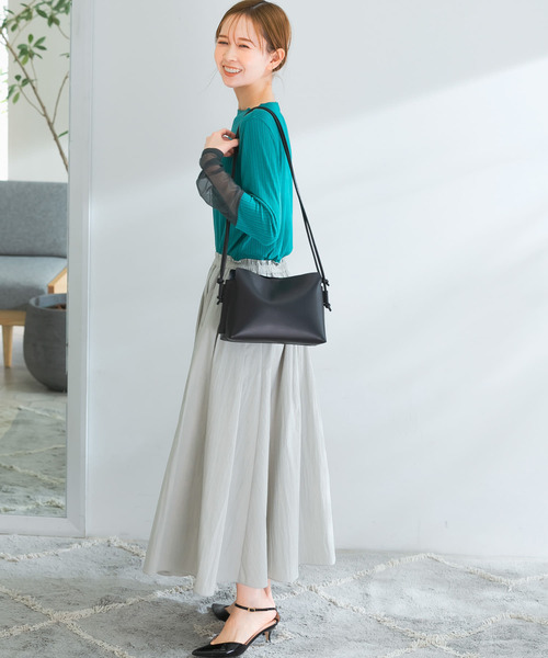 URBAN RESEARCH ROSSO(アーバンリサーチロッソ)の「撥水UVカットギャザーイージースカート(スカート・レディース・ライトブルー/ホワイト/ベージュ・FREE)」の14枚目の写真