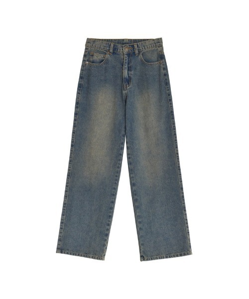 Re:EDIT（リエディ）の「[低身長/高身長/大きいサイズ有]コットンデニムバギーパンツ（デニムパンツ・レディース・ブルー/ネイビー/ホワイト/ブラック/ブルー系その他・LARGE/SMALL/AM/X-LARGE/AS/MEDIUM/TALL/AL/ALL）」の16枚目の写真