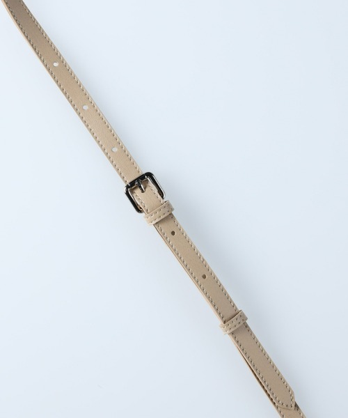 PLUS ONE（プラスワン）の「【PLUS ONE】PLネックショルダーバッグ（ショルダーバッグ・メンズ・ブラック/ライトベージュ・ONE SIZE）」の4枚目の写真