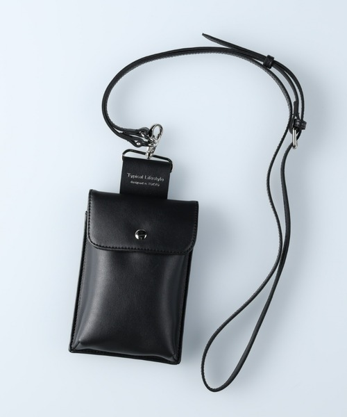 PLUS ONE（プラスワン）の「【PLUS ONE】PLネックショルダーバッグ（ショルダーバッグ・メンズ・ブラック/ライトベージュ・ONE SIZE）」の12枚目の写真