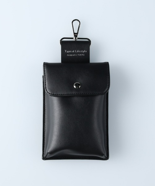 PLUS ONE（プラスワン）の「【PLUS ONE】PLネックショルダーバッグ（ショルダーバッグ・メンズ・ブラック/ライトベージュ・ONE SIZE）」の3枚目の写真