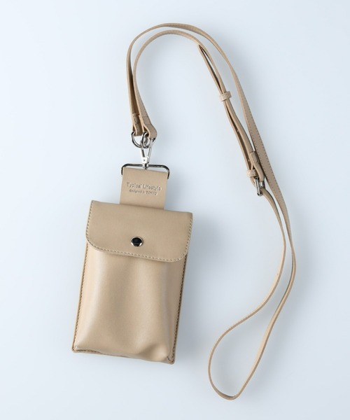 PLUS ONE（プラスワン）の「【PLUS ONE】PLネックショルダーバッグ（ショルダーバッグ・メンズ・ブラック/ライトベージュ・ONE SIZE）」の9枚目の写真