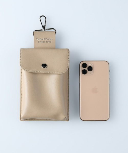 PLUS ONE（プラスワン）の「【PLUS ONE】PLネックショルダーバッグ（ショルダーバッグ・メンズ・ブラック/ライトベージュ・ONE SIZE）」の13枚目の写真