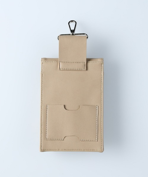 PLUS ONE（プラスワン）の「【PLUS ONE】PLネックショルダーバッグ（ショルダーバッグ・メンズ・ブラック/ライトベージュ・ONE SIZE）」の5枚目の写真