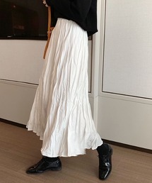 N.s | ワッシャープリーツロングスカート(スカート)