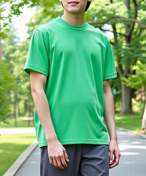 【新品未使用】10-FEET 5分袖切替タイダイドライTシャツ ネオン XL セール】 〈洗濯機可能〉レース 切替 ストライプ シャツ