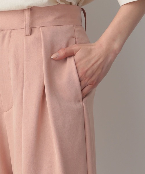 LOWRYS FARM（ローリーズファーム）の「ダブルタックワイドパンツ　188292（その他パンツ・レディース・ベージュ/ピンク/グリーン・FREE）」の15枚目の写真