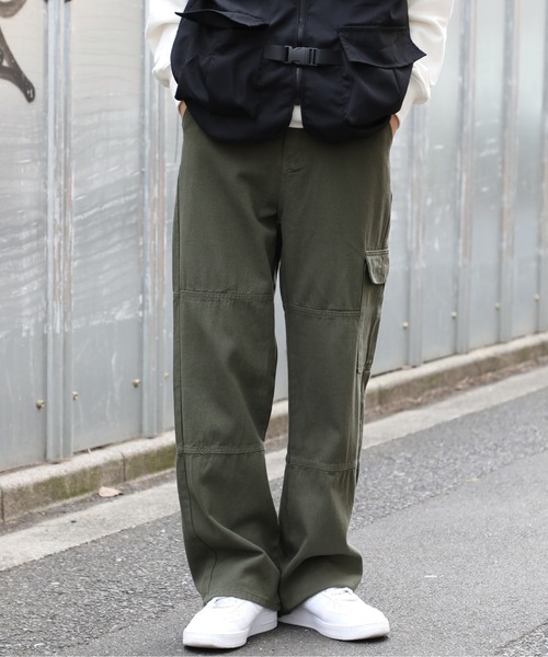 【Aranコラボ】サテンJQドロストカーゴパンツ/SETUP対応 Mサイズ Ellno Loset by Aran（エルノロゼットバイアラン）の「【Aran