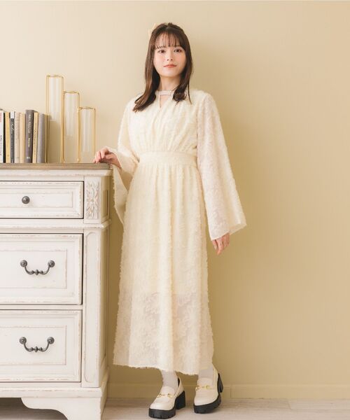 お値下げ！新品！エスカーダ▪︎ワンピース/ドレス▪︎発表会食事会など▪︎34 /S〜M 9033 スリットドレス スリット ロング丈 ドレス 即日発送即納