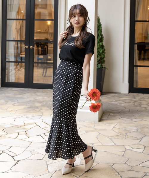 Julia Boutique(ジュリアブティック)の「Vカットデザインヒールミュール/23089(サンダル・レディース・ブラック/アイボリー・36/37/38/39)」の11枚目の写真