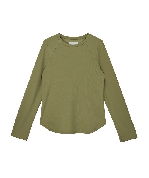 トップス AMERI bkt セール】RIB BASIC LONG SLEEVE TOP（Tシャツ/カットソー