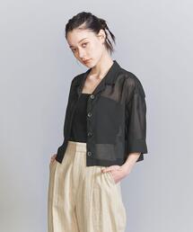 BEAUTY&YOUTH UNITED ARROWS | ポリエステルオーガンジー シャツ -ウォッシャブル-(シャツ/ブラウス)