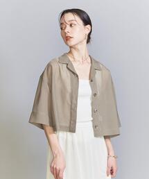 BEAUTY&YOUTH UNITED ARROWS | ポリエステルオーガンジー シャツ -ウォッシャブル-(シャツ/ブラウス)