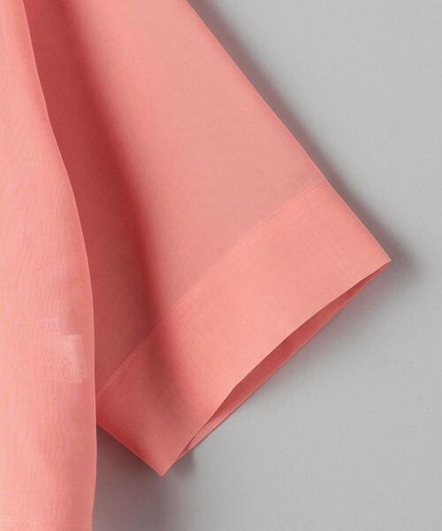 BEAUTY&YOUTH UNITED ARROWS（ビューティーアンドユースユナイテッドアローズ）の「ポリエステルオーガンジー シャツ -ウォッシャブル-（シャツ/ブラウス・レディース・モカ/シャーベット/ブラック/ライム・FREE）」の20枚目の写真