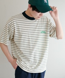 DISCOAT | 【ユニセックス】WEARWELLボーダーリンガーTシャツ(Tシャツ/カットソー)