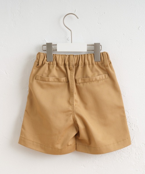 CIAOPANIC TYPY（チャオパニックティピー）の「【KIDS】2タックチノワイドショーツ（チノパンツ・キッズ・ベージュ/ブラック・S/M/L/XL/XXL）」の4枚目の写真