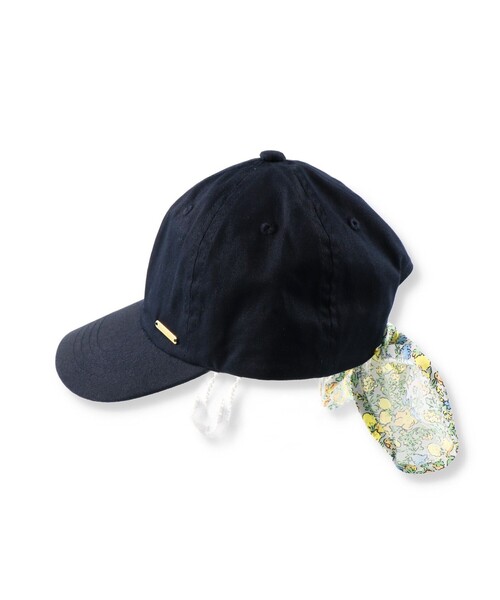 BRANSHES（ブランシェス）の「日よけリボン付きキャップ（キャップ・キッズ・ネイビー/ラベンダー・L/M/S）」の13枚目の写真