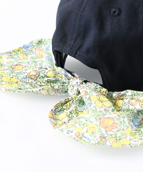 BRANSHES（ブランシェス）の「日よけリボン付きキャップ（キャップ・キッズ・ネイビー/ラベンダー・L/M/S）」の17枚目の写真