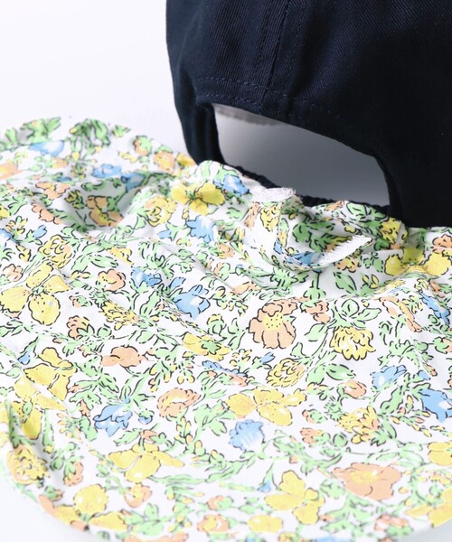 BRANSHES（ブランシェス）の「日よけリボン付きキャップ（キャップ・キッズ・ネイビー/ラベンダー・L/M/S）」の14枚目の写真