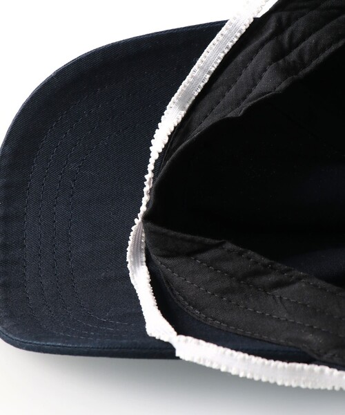BRANSHES（ブランシェス）の「日よけリボン付きキャップ（キャップ・キッズ・ネイビー/ラベンダー・L/M/S）」の4枚目の写真