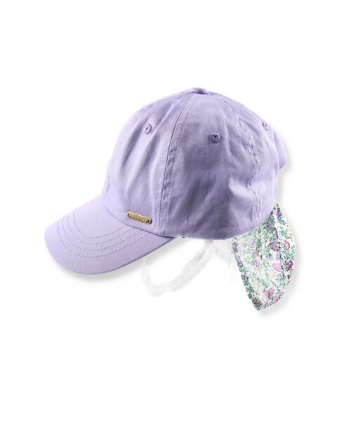 BRANSHES（ブランシェス）の「日よけリボン付きキャップ（キャップ・キッズ・ネイビー/ラベンダー・L/M/S）」の7枚目の写真