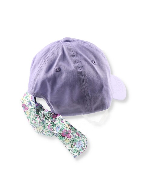 BRANSHES（ブランシェス）の「日よけリボン付きキャップ（キャップ・キッズ・ネイビー/ラベンダー・L/M/S）」の10枚目の写真