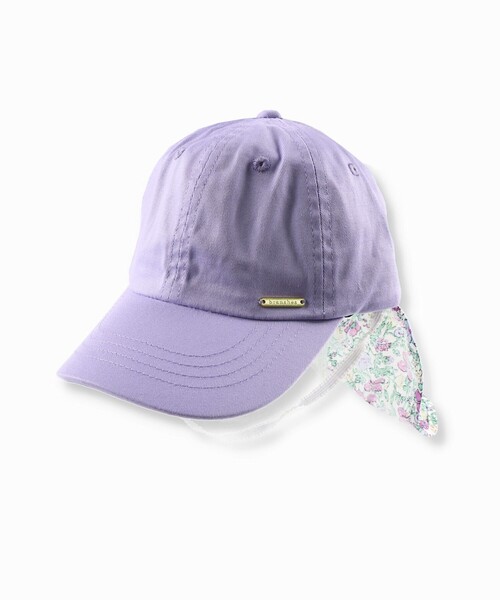 BRANSHES（ブランシェス）の「日よけリボン付きキャップ（キャップ・キッズ・ネイビー/ラベンダー・L/M/S）」の21枚目の写真