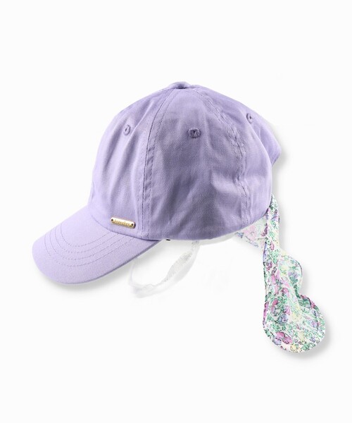 BRANSHES（ブランシェス）の「日よけリボン付きキャップ（キャップ・キッズ・ネイビー/ラベンダー・L/M/S）」の12枚目の写真