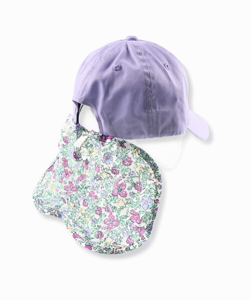 BRANSHES（ブランシェス）の「日よけリボン付きキャップ（キャップ・キッズ・ネイビー/ラベンダー・L/M/S）」の18枚目の写真