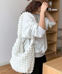 Chaco closet | ナイロン＆ポコポコジャガード2WAYドローコードショルダートートバッグ(ショルダーバッグ)