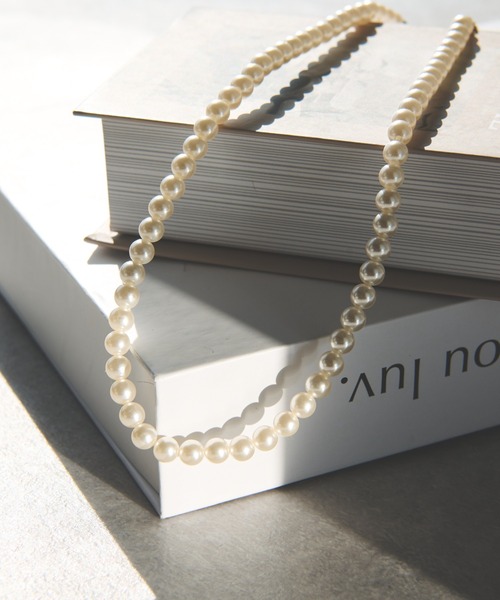 un dix cors（アンディコール）の「フォーマルパールネックレス（ネックレス・レディース・ゴールド・FREE）」の4枚目の写真