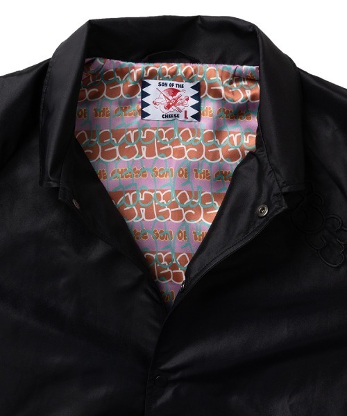 SON OF THE CHEESE(サノバチーズ)の「【SON OF THE CHEESE/サノバチーズ】Bubble Latter JKT(ナイロンジャケット・メンズ・ブラック・LARGE/MEDIUM)」の5枚目の写真