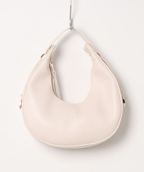 apres jour（アプレジュール）の「【apres jour×ARIAZ】ハーフムーンハンドバッグ（ハンドバッグ・レディース・ブラック/オフホワイト・FREE）」の5枚目の写真