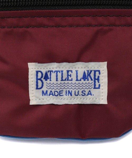BATTLE LAKE(バトルレイク)の「【BATTLE LAKE】POUCH(ボディバッグ/ウエストポーチ・レディース・ライトグレー/ワイン・FREE)」の10枚目の写真