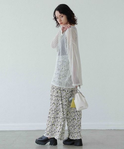 JEANASIS（ジーナシス）の「メッシュレースBIGプルオーバー/198086（T