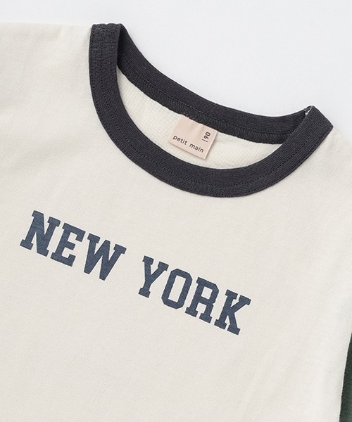 petit main（プティマイン）の「【プティプラ】BOYS半袖Tシャツ（Tシャツ/カットソー・キッズ・マスタード/ライトグリーン/ベージュ/ネイビー/オフホワイト/ターコイズブルー/オレンジ/ブルー/ライトベージュ/ダークブルー・80ｃｍ/90cm/100cm/110cm/120cm/130cm）」の15枚目の写真