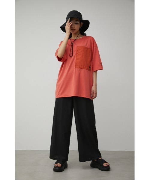 SUNBEAMS CAMPERS(サンビームズキャンパーズ)の「【SUNBEAMS CAMPERS】 BIG POCKET Tシャツ/【SUNBEAMS CAMPERS】ビッグポケットTシャツ(Tシャツ/カットソー・メンズ・ブラック/オレンジ系その他/ホワイト・FREE)」の4枚目の写真
