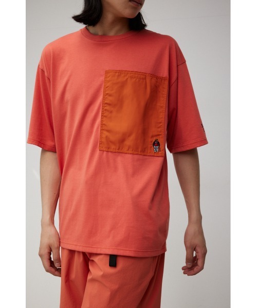 SUNBEAMS CAMPERS(サンビームズキャンパーズ)の「【SUNBEAMS CAMPERS】 BIG POCKET Tシャツ/【SUNBEAMS CAMPERS】ビッグポケットTシャツ(Tシャツ/カットソー・メンズ・ブラック/オレンジ系その他/ホワイト・FREE)」の5枚目の写真